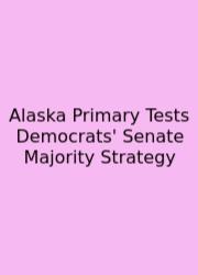 Alaska Primary Tests Democrats' Senate Majority Strategy