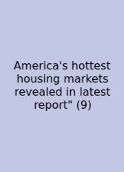 America's Hottest Housing Markets Revealed In Latest Report