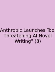 Anthropic Launches Tool Threatening AI Novel Writing