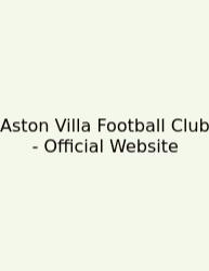 Aston Villa Football Club - Official Website