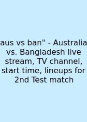 Aus Vs Ban