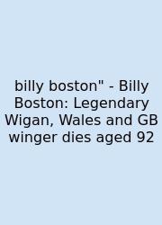 Billy Boston