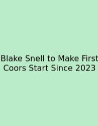 Blake Snell To Make First Coors Start Since 2023
