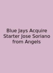 Blue Jays Acquire Starter Jose Soriano From Angels