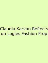 Claudia Karvan Reflects On Logies Fashion Prep