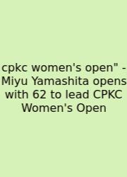 Cpkc Women's Open