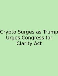 Crypto Surges As Trump Urges Congress For Clarity Act