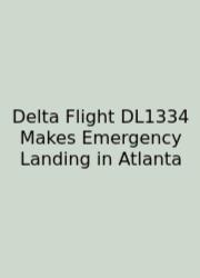 Delta Flight DL1334 Makes Emergency Landing In Atlanta
