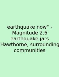 Earthquake Now