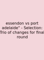 Essendon Vs Port Adelaide