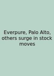 Everpure, Palo Alto, Others Surge In Stock Moves