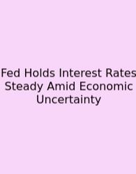 Fed Holds Interest Rates Steady Amid Economic Uncertainty