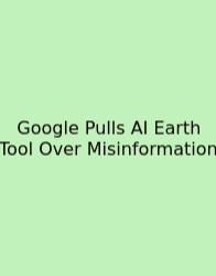 Google Pulls AI Earth Tool Over Misinformation