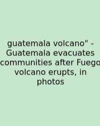 Guatemala Volcano