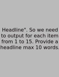 Headline