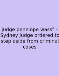 Judge Penelope Wass