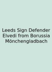 Leeds Sign Defender Elvedi From Borussia Mönchengladbach