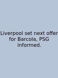 Liverpool Set Next Offer For Barcola, PSG Informed.
