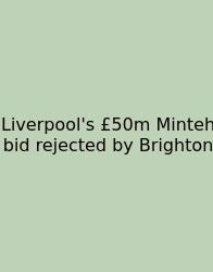 Liverpool's £50m Minteh Bid Rejected By Brighton