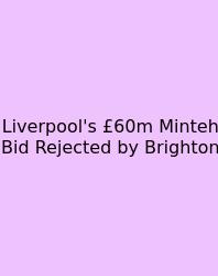 Liverpool's £60m Minteh Bid Rejected By Brighton