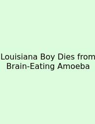 Louisiana Boy Dies From Brain-Eating Amoeba