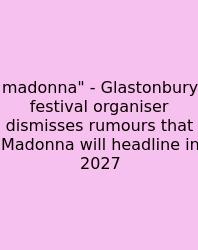 Madonna