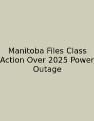 Manitoba Files Class Action Over 2025 Power Outage