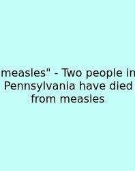 Measles