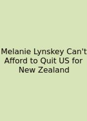 Melanie Lynskey Can't Afford To Quit US For New Zealand