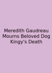 Meredith Gaudreau Mourns Beloved Dog Kingy's Death