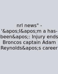 Nrl News