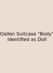Oallen Suitcase 