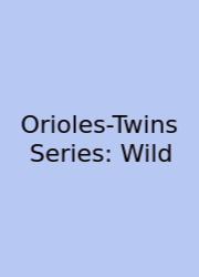 Orioles-Twins Series: Wild