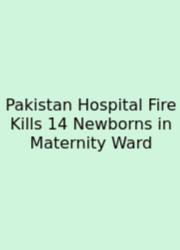 Pakistan Hospital Fire Kills 14 Newborns In Maternity Ward