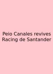 Peio Canales Revives Racing De Santander