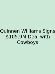 Quinnen Williams Signs $105.9M Deal With Cowboys