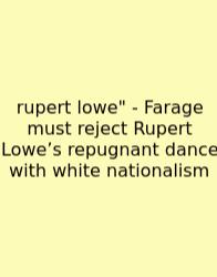Rupert Lowe