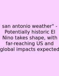 San Antonio Weather