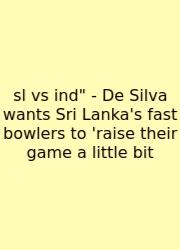 Sl Vs Ind