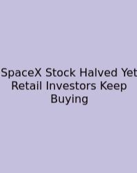 SpaceX Stock Halved Yet Retail Investors Keep Buying