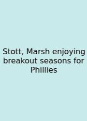 Stott, Marsh Enjoying Breakout Seasons For Phillies