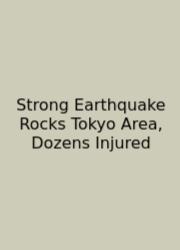 Strong Earthquake Rocks Tokyo Area, Dozens Injured