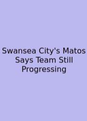 Swansea City's Matos Says Team Still Progressing