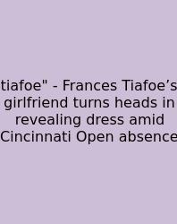 Tiafoe