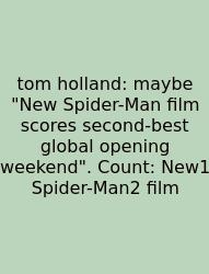 Tom Holland: Maybe 