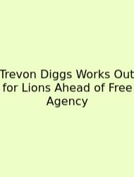 Trevon Diggs Works Out For Lions Ahead Of Free Agency