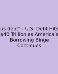 Us Debt